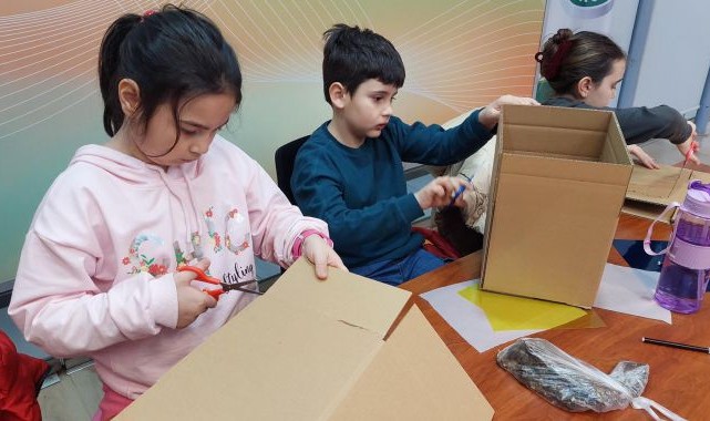 Çocuklar bir günlüğüne mimar oldu