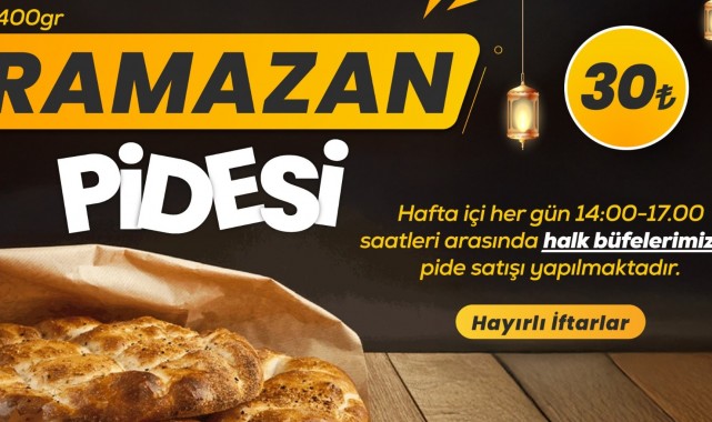 Halk Büfelerde Ramazan Pidesi 30 TL