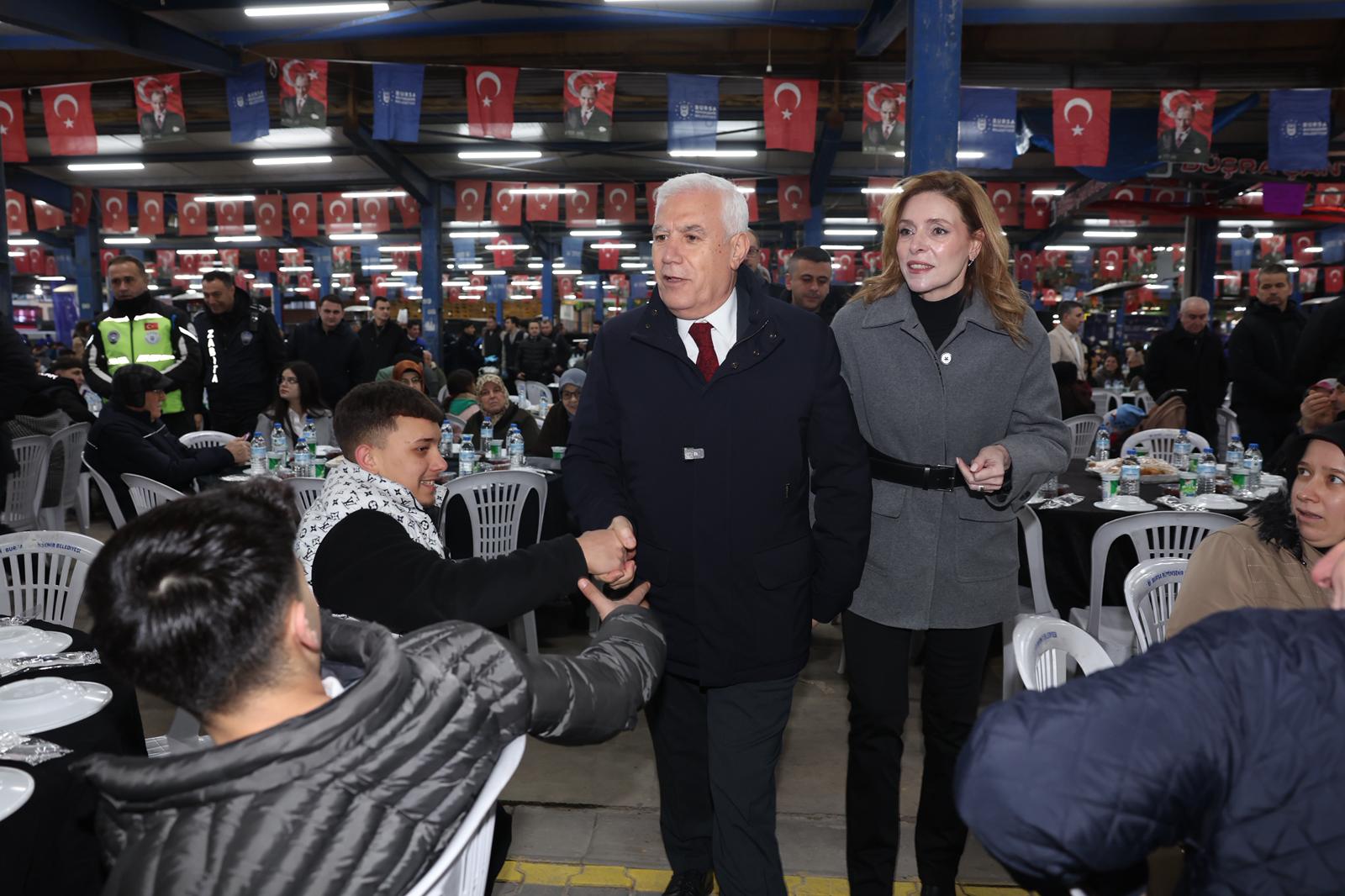 Kardeşlik sofrası Karacabey’de kuruldu