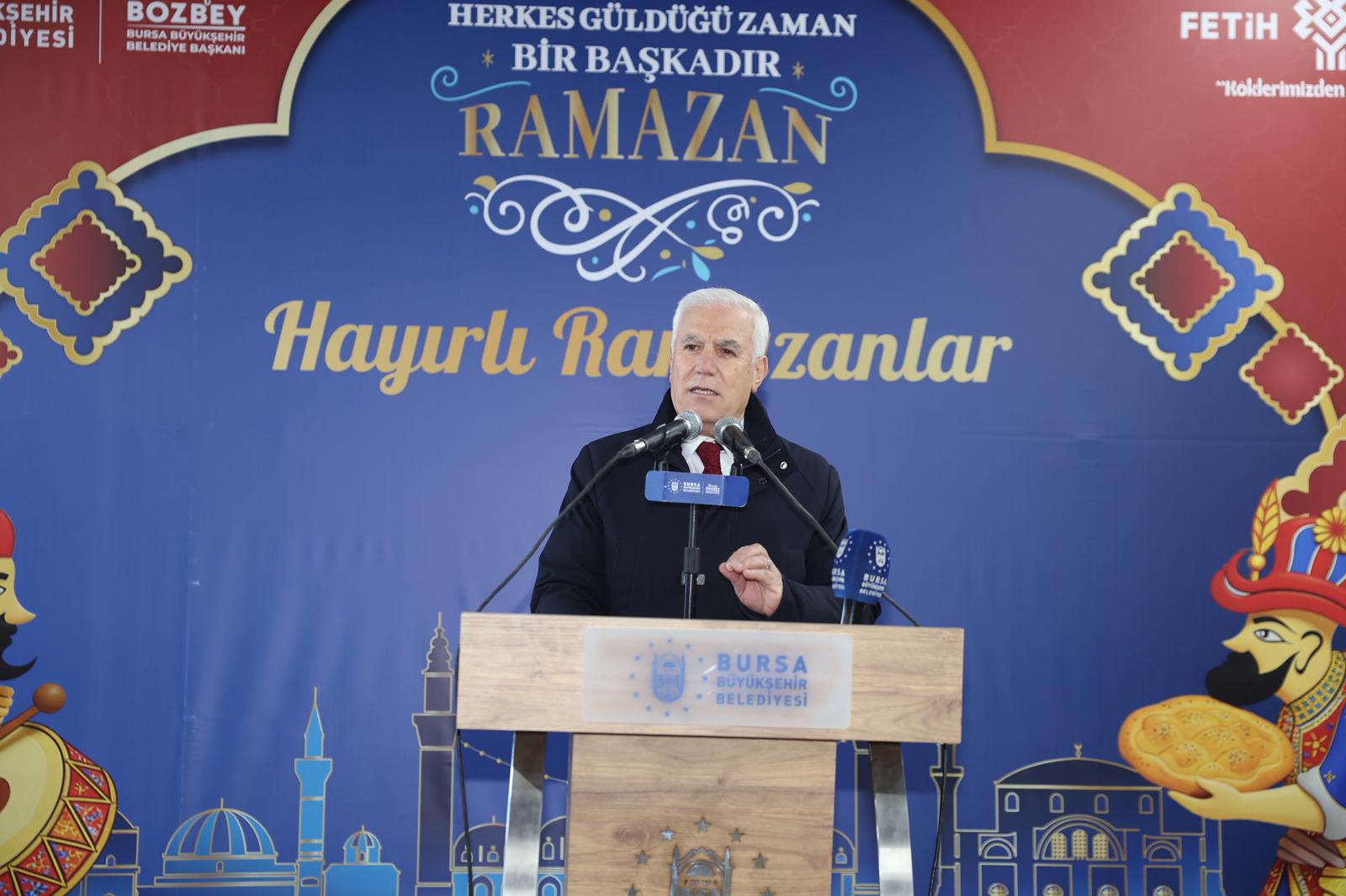 Kardeşlik sofrası Karacabey’de kuruldu