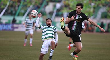 Lider Bursaspor'dan kritik puan kaybı!