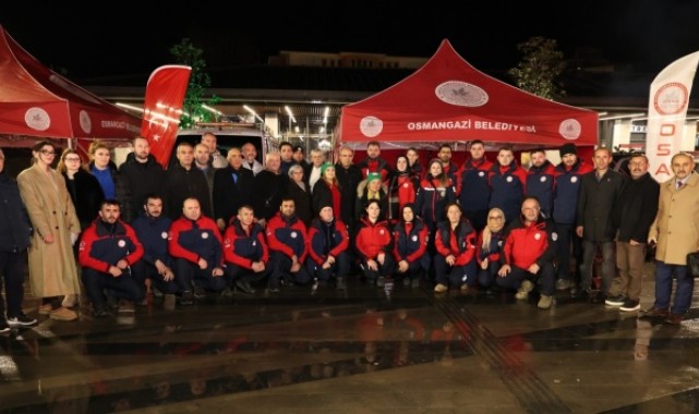 Osmangazi Belediyesi 6 Şubat’ı Unutmadı