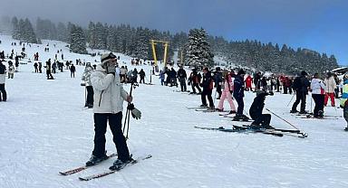Uludağ’da Sevgililer Günü yoğunluğu