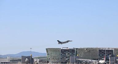  Adaya altı savaş uçağı gönderildi