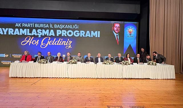 AK Parti Bursa’nın bayramlaşma töreninde dikkat çeken açıklamalar