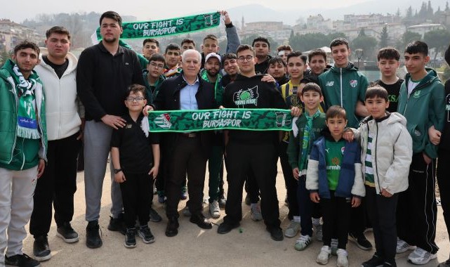 Başkan Bozbey, Bursaspor taraftarlarıyla şampiyonluk heyecanını paylaştı