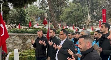 Bursa’da bayram öncesinde şehitler unutulmadı