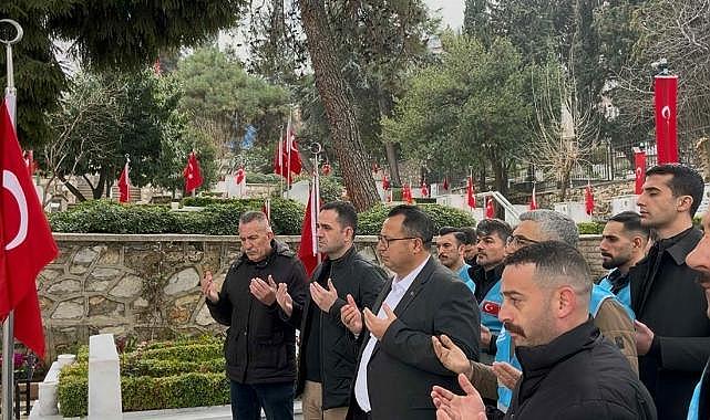 Bursa’da bayram öncesinde şehitler unutulmadı