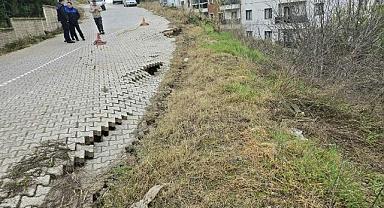 Bursa’da tehlike alarmı! Yağış nedeniyle yollar kaydı