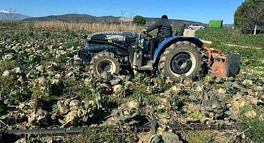 Bursa’da yüzlerce dönüm ürün çöp oldu!