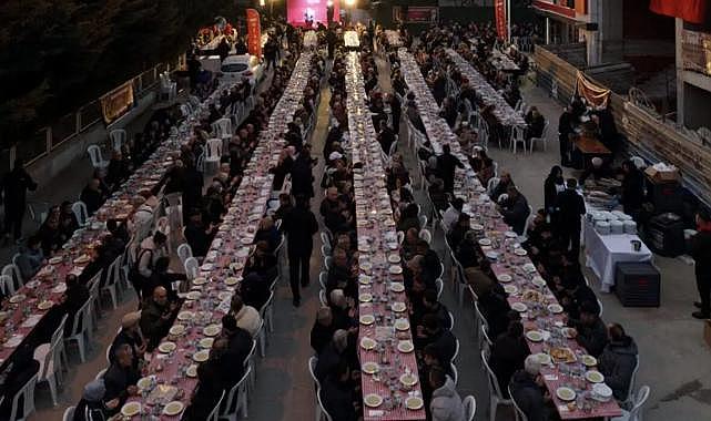 Bursa Nilüfer’de 2500 kişilik iftar sofrası