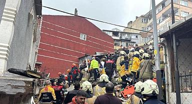 Doğalgaz patlaması: İki bina çöktü