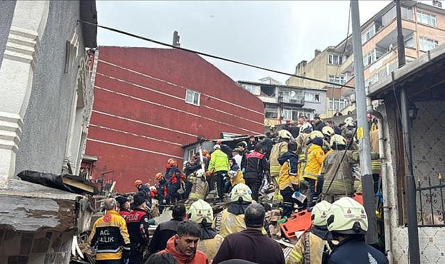 Doğalgaz patlaması: İki bina çöktü