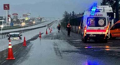 Görüntü Bursa’dan… Otomobil sular içinde kaldı