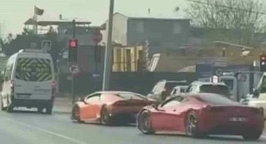 Lamborghini ve Ferrari sürücülerine ceza yağdı