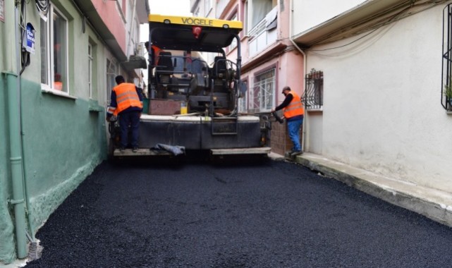 Osmangazi’de Çiftehavuzlar Mahallesi Kına Sokak’a Yeni Asfalt