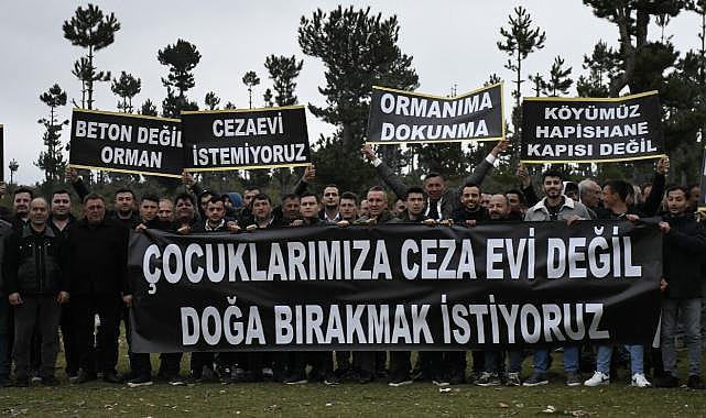 Planlanan cezaevine köylülerden tepki