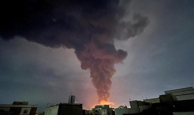 Tahran’da petrol depoları hedef alındı