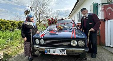 55 yıllık evlilikte film gibi sürpriz! 