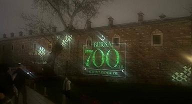 Bursa’da büyüleyen gösteri! 700 yıllık tarih ışıklarla canlandı