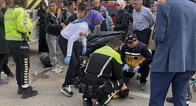 Bursa’da işçi servisi kaza yaptı