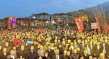 Bursa’da Mustafa Bozbey’e destek mitingi!