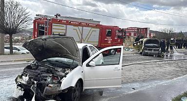 Feci kaza: 4’ü futbolcu 6 kişi yaralandı