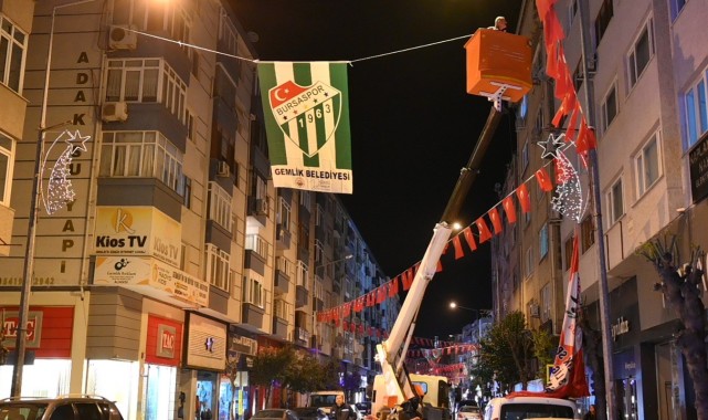 Gemlik’te Bursaspor’a Yeşil Beyaz Destek