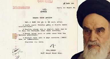 Humeyni ile ilgili belgede Bursa detayı