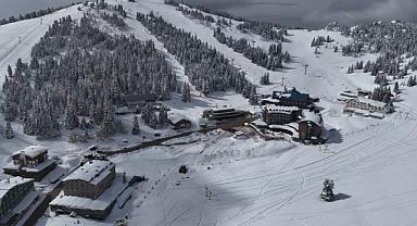 Uludağ’da nisanda 2 metre kar