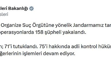 11 ilde 15 ayrı organize suç örgütüne operasyon; 71 tutuklama