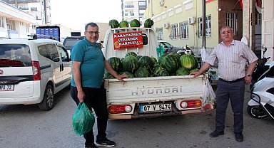 'Fiyatı sorulmayan' karpuzun hasadı başladı