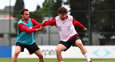 A Mili Futbol Takımı, iki günlük iznin ardından çalışmalara başladı