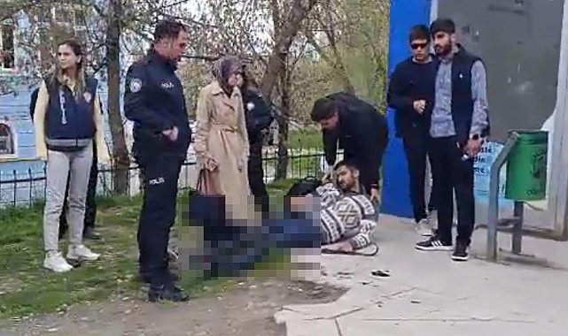 Adliyeye boşanma başvurusu yapmaya gelen eniştesini vurdu