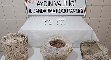 Aydın'da 'tarihi eser' operasyonu; 1 gözaltı