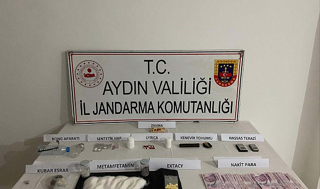 Aydın'da iki ayrı adrese uyuşturucu operasyonu: 5 gözaltı
