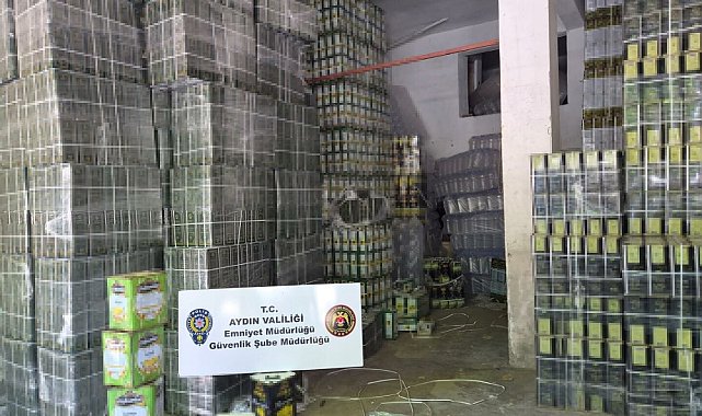Aydın'da tağşiş ürün ele geçirilen deponun sahibine 1,8 milyon lira ceza