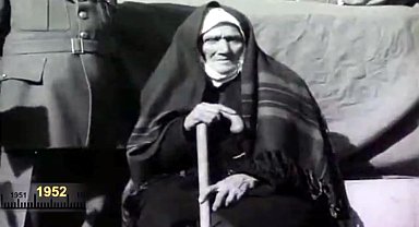 Aziziye destanının kahramanı Nene Hatun'un 1952 yılında çekilen görüntüleri ortaya çıktı