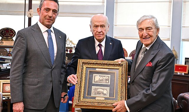 Bahçeli, Rahmi Koç ile Ali Koç'u kabul etti