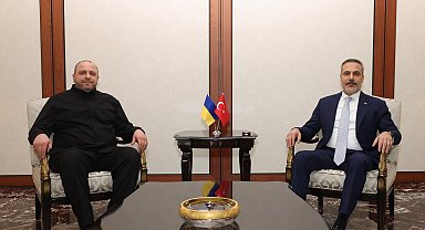 Bakan Fidan, Ukrayna Ulusal Güvenlik ve Savunma Konseyi Sekreteri Rustem Umerov ile görüştü