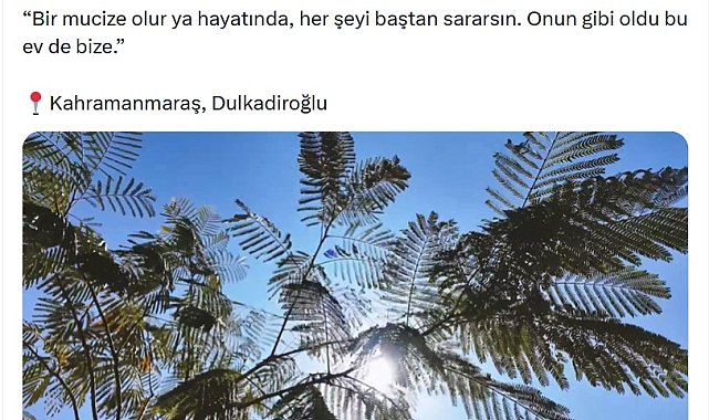 Bakan Kurum, depremzede ailenin bayram sevincini paylaştı