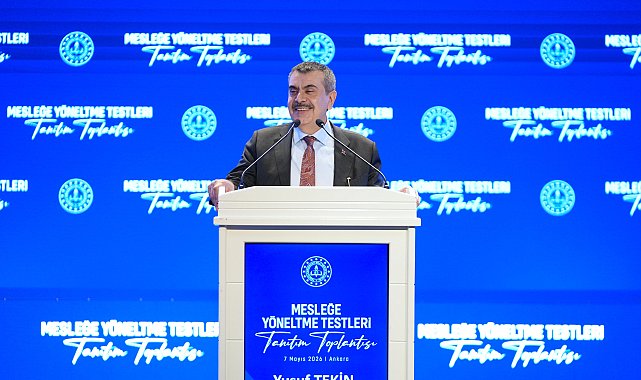 Bakan Tekin: Mesleğe yönlendirmedeki doğru adımlar bize ciddi katkı sağlayacak