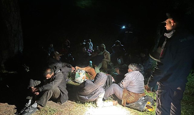Balıkesir'de 31 düzensiz göçmen yakalandı