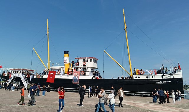 Bandırma Vapuru'nu 19 Mayıs'ta binlerce kişi ziyaret ediyor