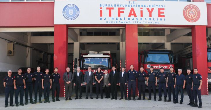 Başkan Vekili Şahin Biba'dan İtfaiye personeli’ne bayram ziyareti
