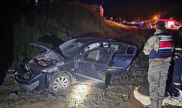 Batman'da otomobil şarampole devrildi: 4 yaralı
