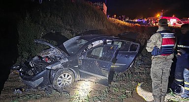 Batman'da otomobil şarampole devrildi: 4 yaralı