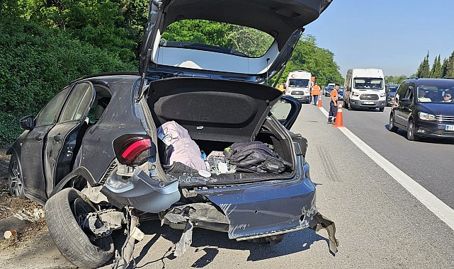 Bayram tatili yolunda kaza: 3 yaralı