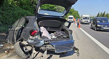 Bayram tatili yolunda kaza: 3 yaralı