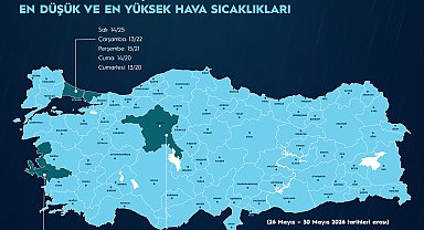 Bayramda yağışlı hava etkili olacak